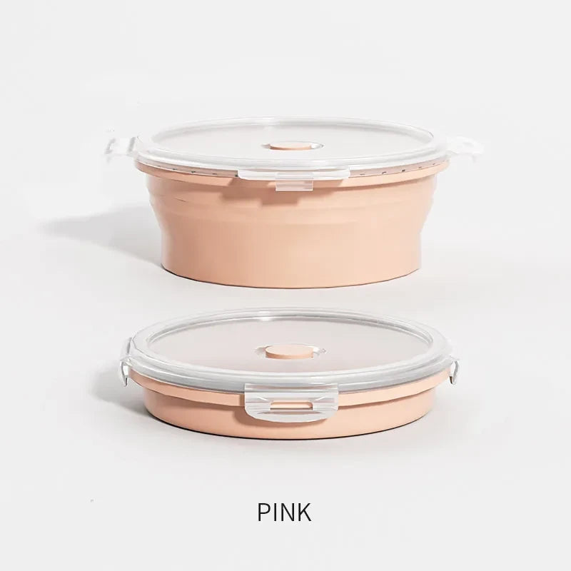 Collapsible Silicone Meal Prep Containers