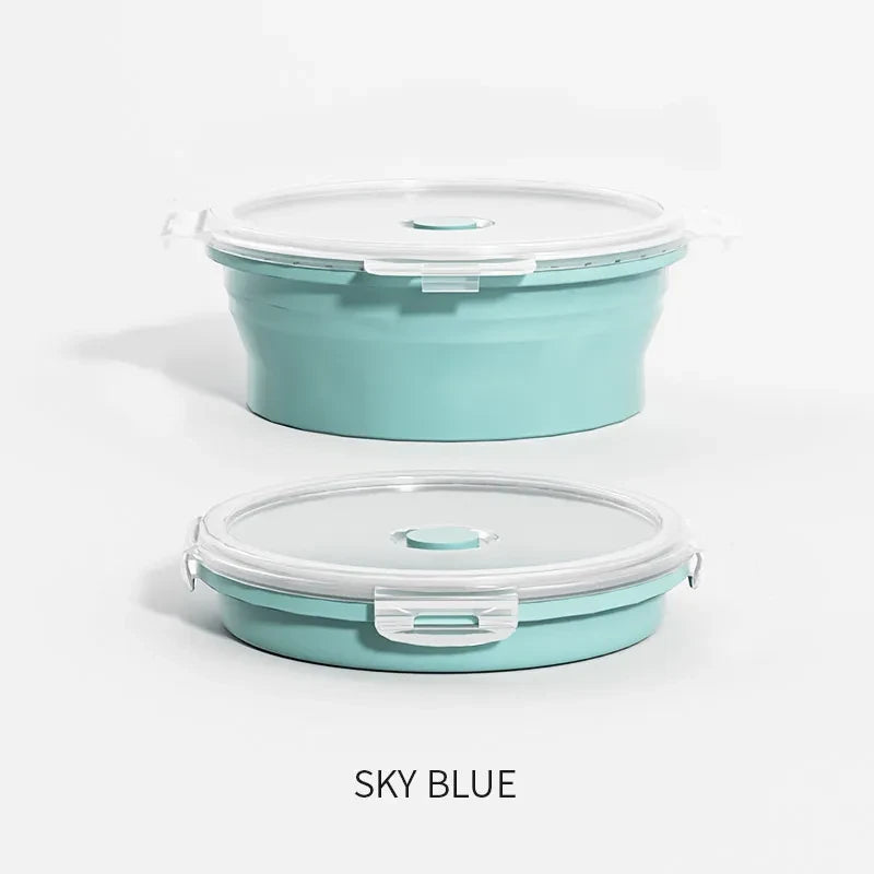Collapsible Silicone Meal Prep Containers