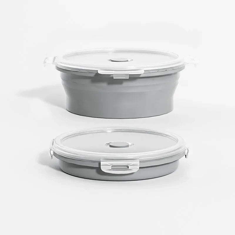 Collapsible Silicone Meal Prep Containers