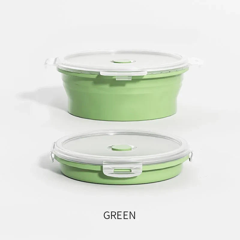 Collapsible Silicone Meal Prep Containers