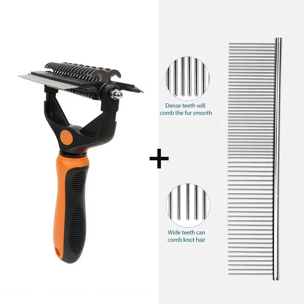 Versatile Pet Grooming Brush