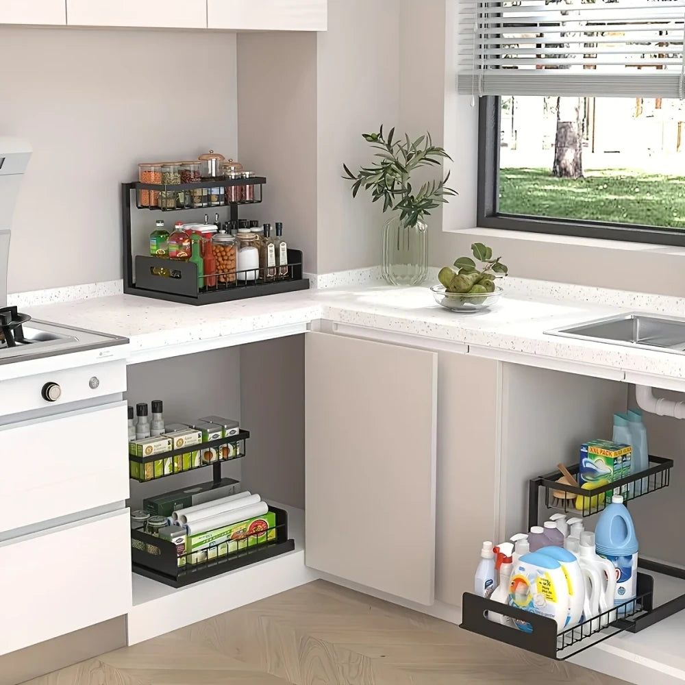 Sliding Under Sink Organizer